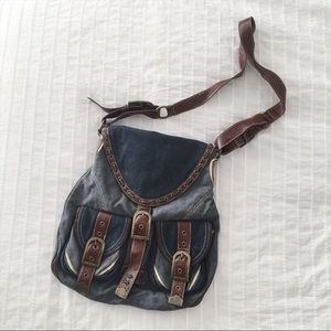 Like New🌿 Red by Marc Ecko Denim Bag